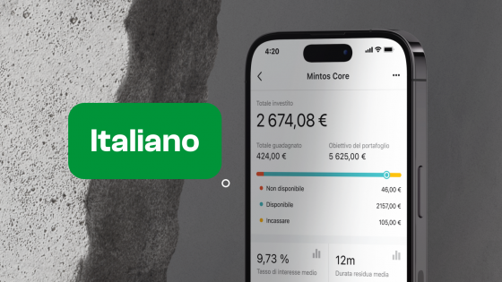 Ora Mintos parla anche italiano!