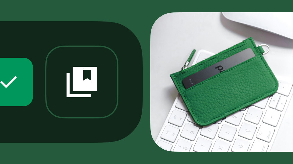 Green wallet and keyboard alongside Mintos app icons; a visual guide on how to invest in bonds